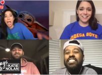 Who can get the most famous celebrity to join Katie Nolan's Zoom chat? | Always Late