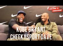 CheekySport Dave Interviews Kobe Bryant | Man United or Man City? | Cheeky Celebrity Friday