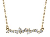 AURA Fine Gems Scattered Diamond Necklace