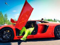 CELEBRITIES SHOW OFF THEIR SUPERCARS