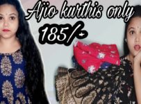 Ajio Kurthis Only 185/-||meesho kurthi collection||Beautiful Fashion world||kurthis||Office||college