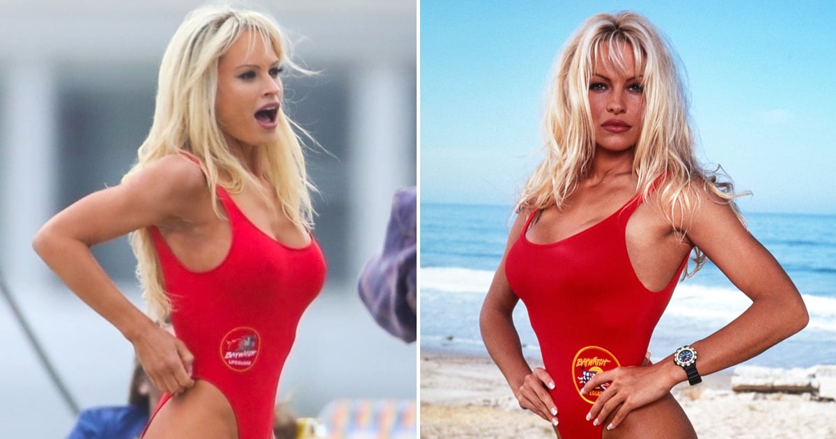 Another look at Lily James as Pamela Anderson for Pam and 