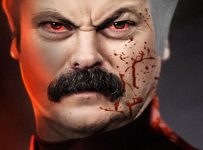 Nick Offerman Is a Blood-Drenched Omni-Man in BossLogic’s Latest Invincible Fan Art