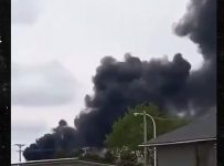 Train Derails in Iowa, Mass Evacuations Underway as Fire Grows