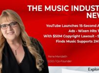 Music Industry News – YouTube's 15-Second Audio Ads / Wixen Hits Triller / Music Supports 2M Jobs