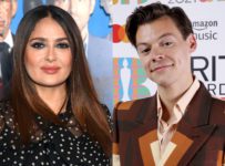 Salma Hayek’s pet owl once coughed up a hairball on Harry Styles’ head
