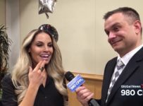 Trish Stratus at the 2018 London Sports Celebrity Dinner and Auction