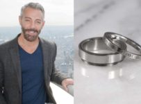 Genderless Engagement Rings That Interlock with a Wedding Band