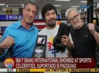 UB: Iba't ibang international showbiz at sports celebrities, suportado si Pacquiao