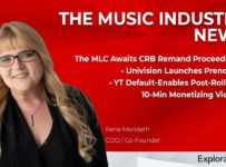 Music Industry News – MLC Awaits CRB Remand, Univision & PrendeTV, YT Enables Post-Rolls & More