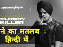 Celebrity Killer (Lyrics Meaning In Hindi) | Sidhu Moose Wala | Tion Wayne | Moosetape |