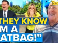 Senior skydiver forgets he’s live on TV | Today Show Australia