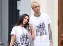 Megan Fox & MGK Wear Matching Outfits in NYC