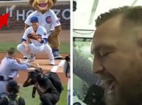 Conor McGregor Throws Awful First Pitch, Butchers 7th Inning Stretch At Cubs Game