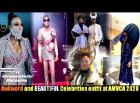 Hilarious and Beautiful celebrities fashion style at AMVCA 2020 Awards