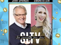 Jerry Springer Guests On The Simonetta Lein Show On SLTV