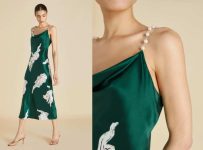 Editor’s Pick: Olivia von Halle Silk Satin Slip Dress