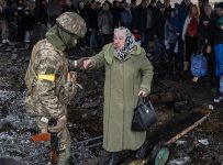 Ukraine’s Elderly Get Helping Hands As They’re Evacuated From War Zone