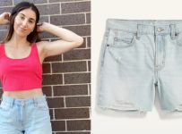 Old Navy High-Waisted Distressed Shorts I Editor Review