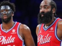 Harden, ‘more confident’ 76ers knot series at 2-2