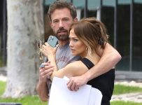 J Lo Wears Her Black Lace-Up Espadrilles With Ben Affleck