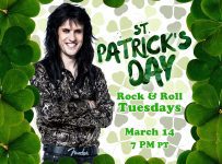 <strong>Rocky Kramer’s Rock & Roll Tuesdays Presents “St. Patrick’s Day” On March 14<sup>th</sup>, 2023, 7 PM PT on Twitch</strong>