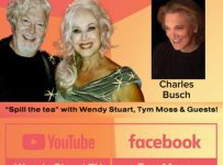 Charles Busch Guests On “If These Walls Could Talk” With Hosts Wendy Stuart and Tym Moss 8/16/23