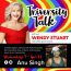 Wendy Stuart Presents TriVersity Talk! Wednesday, January 17th, 2024 7 PM ET With Featured Guest Anu Singh